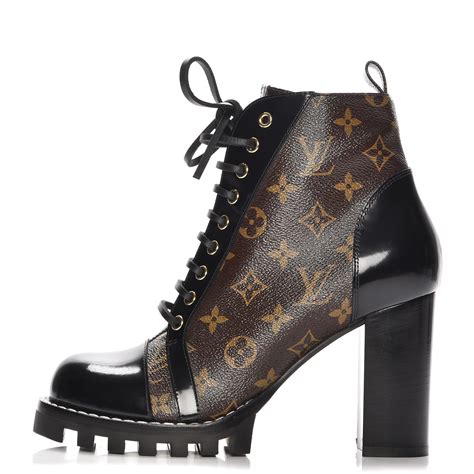 louis vuitton black leather shoe|black Louis Vuitton boots.